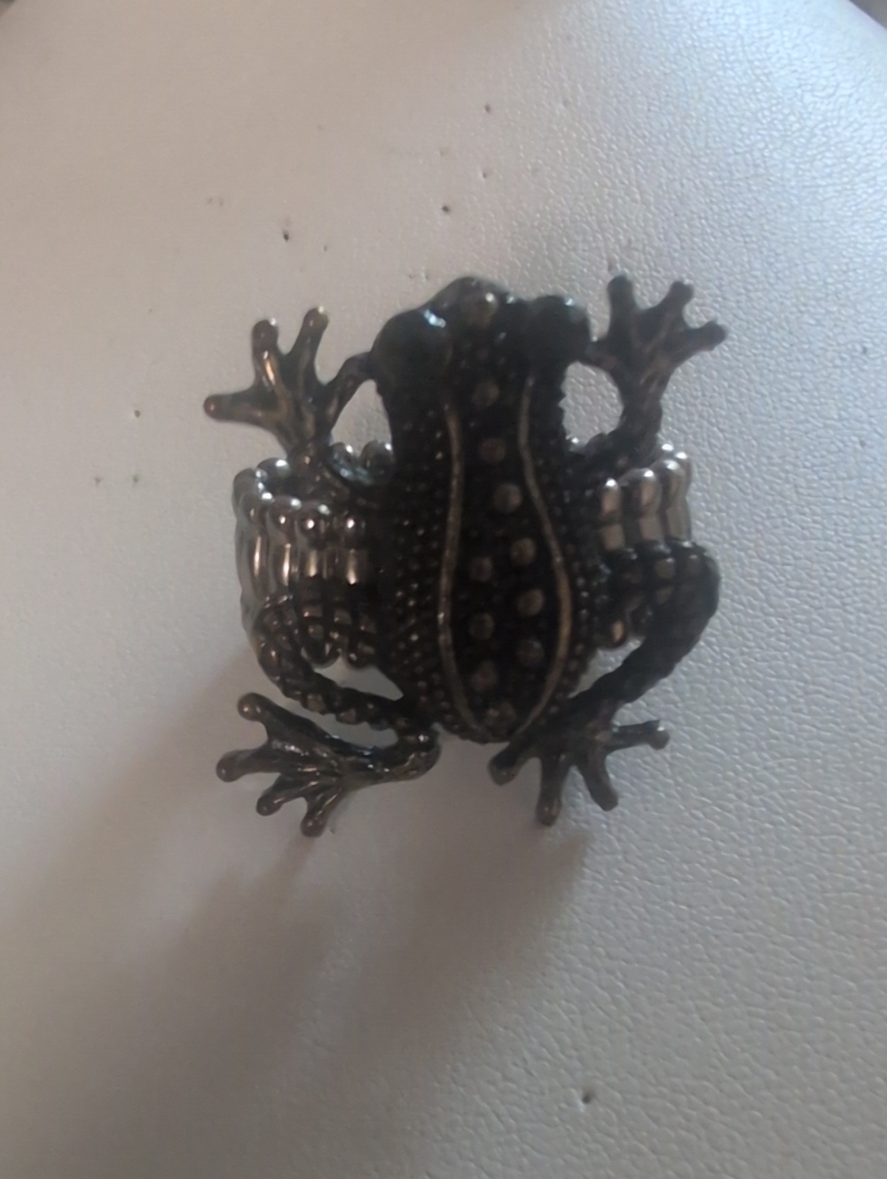 70's Decorative Frog Reptile Ring -